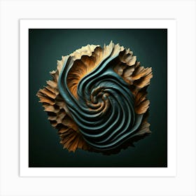 Abstract 3d Fractal Art Print