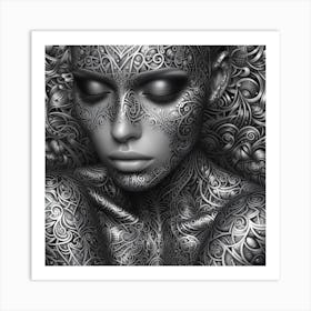 Portrait Artwork 305 Art Print