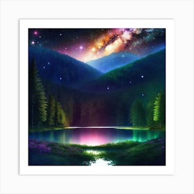 Galaxy Wallpaper 31 Art Print