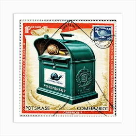 Snail Mail Box Art Print