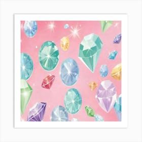 Diamonds Art Print