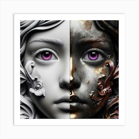 Portrait Of A Girl 19 Art Print