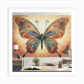 Money Butterfly Art 1 Art Print