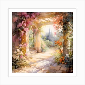 Whispers of Romance: Sensual Impressions Art Print