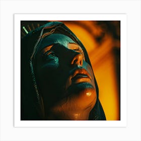 Portrait Of The Virgin Mary Art Print