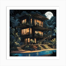 Default Mi Casa Su Casa Black Art 0 Art Print