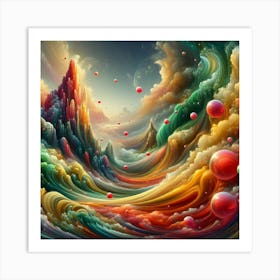 Abstract Painting 2 Art Print