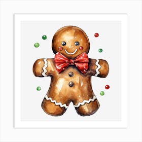 Gingerbread Man 15 Art Print