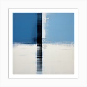 Blue Square 5 Art Print