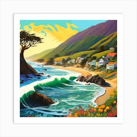 California Coast  Art Print