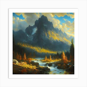 Mountain Landscape 1 Art Print