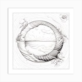 Circle Of Life 8 Art Print