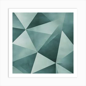 Abstract Triangles 1 Art Print