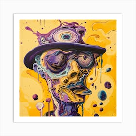 'The Man In The Hat' 2 Art Print