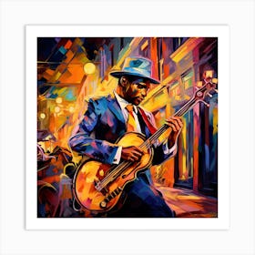 Jazz Musician 100 Art Print