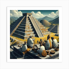 Study at Teotihuacan Art Print