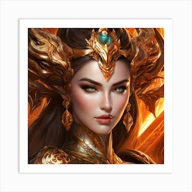 Goddess Of Fire ukb Art Print