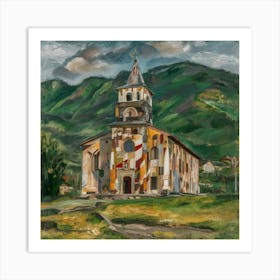 Kirche in Cassone, Gustav Klimt 7 Art Print