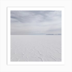 White Vast Nothingness Art Print