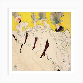 Four Dancers Art Print