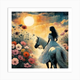 Creative Horse Beauty Illustration Nr 181 Art Print