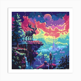 Pixel Art 15 Art Print