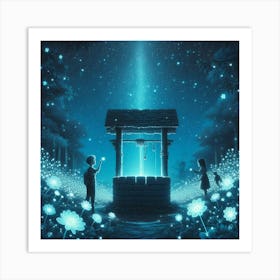 Fairy Lanterns paintings art print Art Print