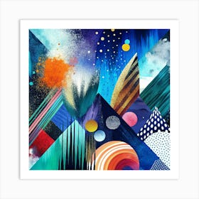 Abstract Painting 8 Art Print