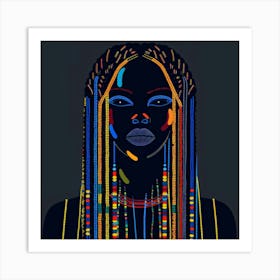 African Woman 128 Art Print