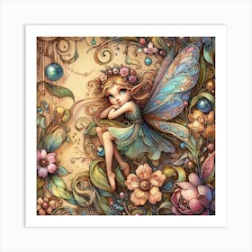 A Cute Fairy 1 Art Print