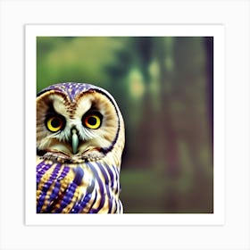 Owl Stock Videos & Royalty-Free Footage Art Print