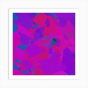 Abstract purple Art Print