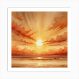 Sunset Art Print