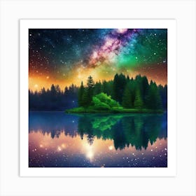 Starry Night Sky 13 Art Print