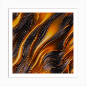 The Beauty In Burning Metals Art Print