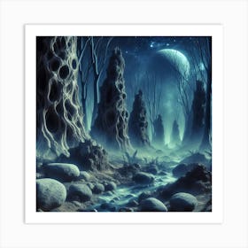 Dark Forest 68 Art Print