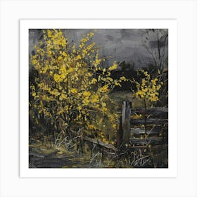 Forsythia 2 Art Print