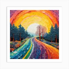 Road To The Sun Art Print