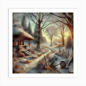 Winter Scene Art Print