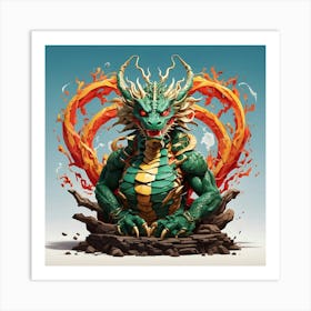 Dragon Shenron Art Print