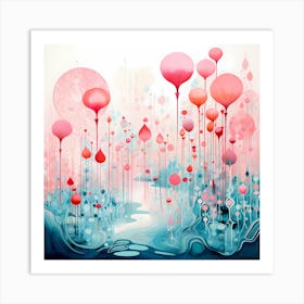 Whimsical Watercolor Whispers Art Print