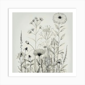 Wildflowers 1 Art Print