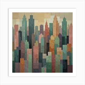 New York City Skyline 5 Art Print