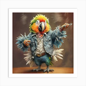 Parrot 45 Art Print