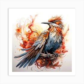 Echoes Of Nature Bird In Chorus Art Print