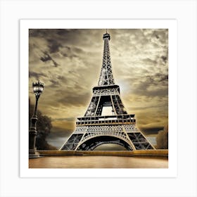 Eiffel Tower 2 Art Print