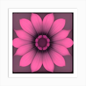 Pink Daisy Art Print