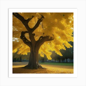 Autumn Tree Art Print