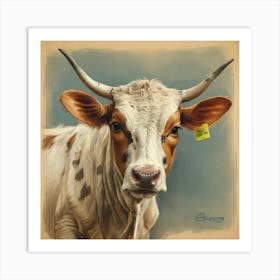 Longhorn Art Print