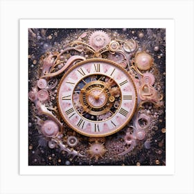 Clock 3 Art Print